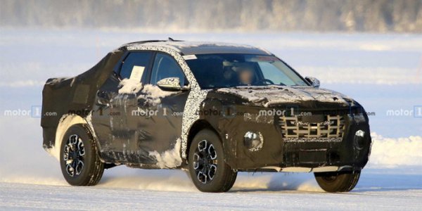 Первый пикап Hyundai испытали в зимних условиях - «Автоновости»