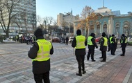 Полиция усилила меры безопасности в центре Киева - «Фото»