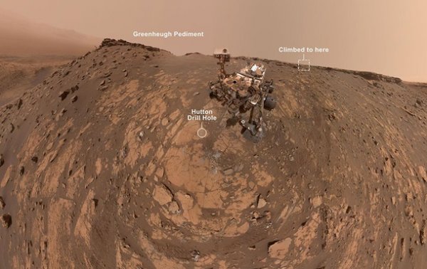 Марсоход Curiosity сделал новое селфи на Марсе - (видео)