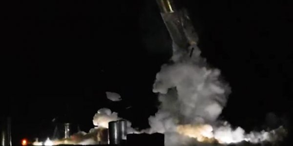 Прототип корабля Starship Илона Маска разорвался при испытаниях - «Политика»