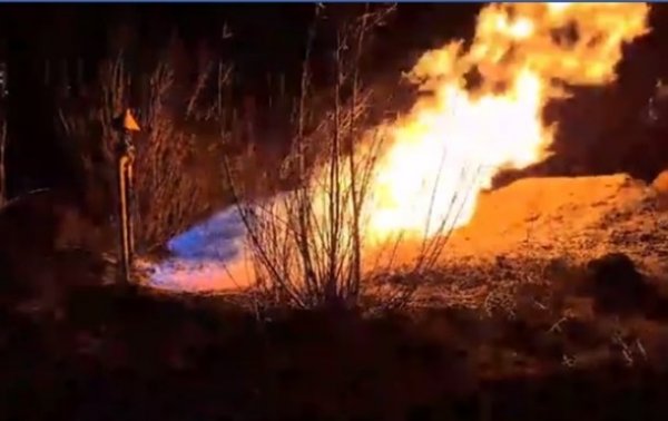 Во Львове из-за поджога сухой травы загорелся газопровод - (видео)