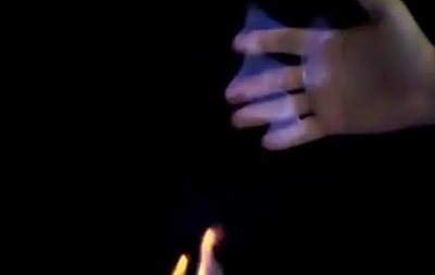 На видео показали холодный огонь - «Наука»