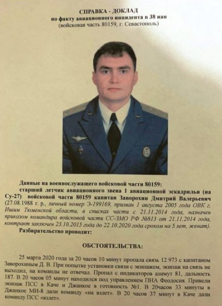 В Сети опубликованы фрагменты доклада по мартовскому инциденту с Су-27 СМ в Крыму - «Новости»