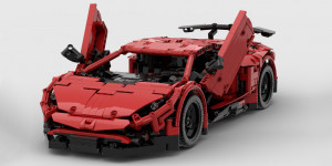 Lego показала копию гибридного Lamborghini на видео - «Автоновости»