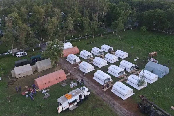 МЧС ДНР развернуло мобильный госпиталь для прибывших с Украины граждан - «Новороссия»