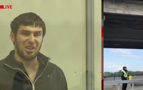 Минер киевского моста кричал и матерился в суде - (видео)