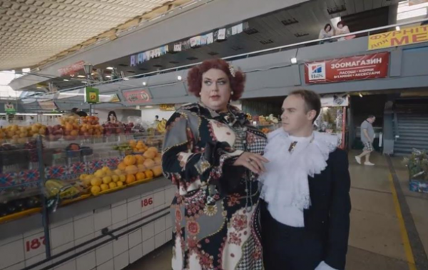На киевском рынке спели оперную арию - (видео)