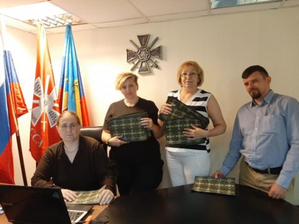 Новая партия шевронов для членов Союза добровольцев Донбасса от Дмитрия Осипчука - «Новороссия»
