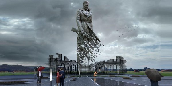 Памятник советскому солдату во Ржеве сняли с высоты птичьего полета - «Политика»
