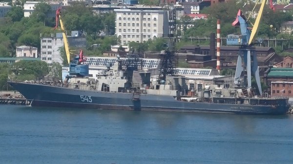 Работы по модернизации фрегата «Маршал Шапошников» - «Военное обозрение»