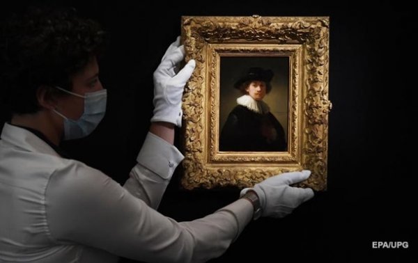 Автопортрет Рембрандта установил рекорд на аукционе Sotheby's - «В мире»