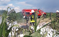 На Киевщине упал и загорелся легкомоторный самолет - «Фото»