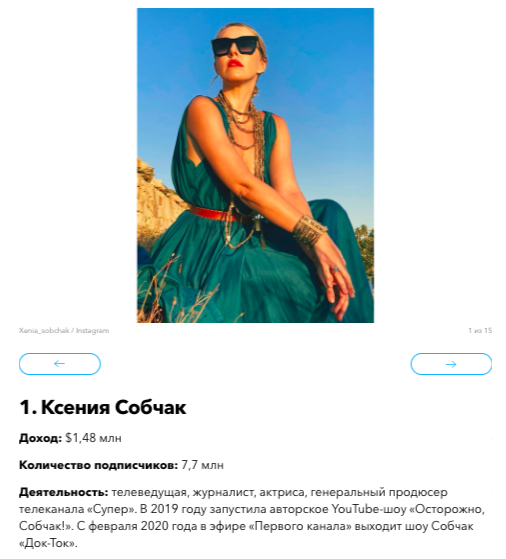Forbes посчитал доходы топовых российских блогеров в Instagram - «Политика»